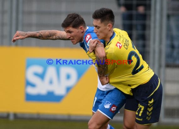 Testspiel TSG 1899 Hoffenheim gegen  Bröndby IF Dänemark im Dietmar Hopp Stadion in Hoffenheim 21.01.2015 (© Fotostand / Loerz)